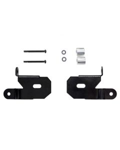 KC HiLiTES 18-19 Jeep Wrangler JL A-Pillar Light Mount Bracket Set (Pair) - Black - 7318