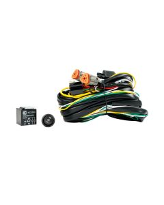 KC HiLiTES Wiring Harness FLEX ERA w/40 AMP Relay & 3 Position LED Rocker Switch (3-Pin Deutsch Con) - 6311