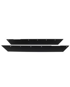 Fishbone Offroad 97-06 Jeep Wrangler TJ Steel Rock Slider W/OTube Step - Black Textured Powdercoat - FB23027