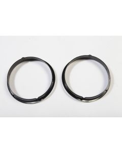 Rugged Ridge Headlight Bezels Black 97-06 Jeep Wrangler - 12419.23