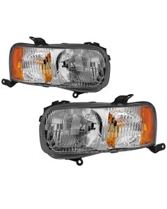 xTune 01-04 Ford Escape OEM Style Headlights - Chrome (HD-JH-FESCA01-AM-C) - 9042607