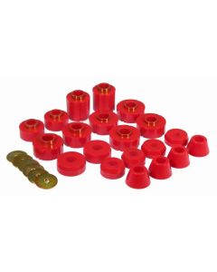 Prothane 80-96 Ford F100/350 2/4wd Body Mount - Red - 6-108