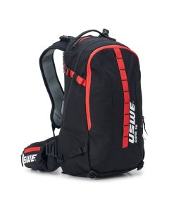 USWE Core Dirt Biking Daypack 16L - Black/USWE Red - 2163336