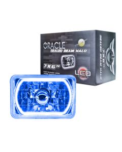 Oracle Pre-Installed Lights 7x6 IN. Sealed Beam - Blue Halo - 6908-002