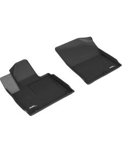 3D MAXpider 2021 Kia Sorento Kagu 1st Row Floormats - Black - L1KA05811509