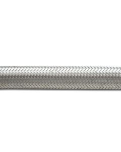 Vibrant -4 AN SS Braided Flex Hose (2 foot roll) - 11904