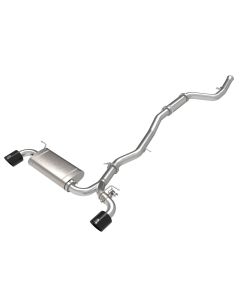aFe POWER Takeda 2021 Toyota Supra 2.0L (t) 2.5in-3in 304 SS CB Exhaust w/ Black Tips - 49-36050-B