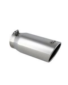 aFe MACHForce XP Exhausts Tips SS-304 EXH Tip 4x5x12L Direct Bolt-On (pol) - 49-90002