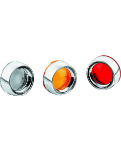 Kuryakyn Deep Dish Bezel With Smoke Lens Chrome - 2107