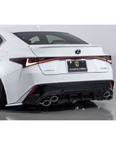 AIMGAIN Sport Rear Diffuser - Type F For IS350 / IS300 F Sport 2021-2024 - AMG-SP-30IS-K-RDTF-FRP