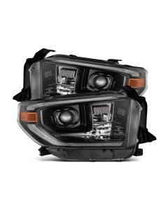 AlphaRex 14-21 Toyota Tundra PRO-Series Projector Headlights Black w/Seq. Sig. + DRL - 880839