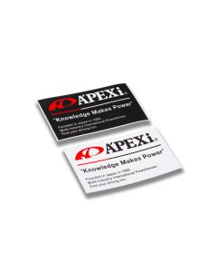 A'PEXi - Bumper Stickers - Knowledge Makes Power (Black or White) - White