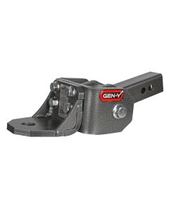 Gen-Y Glyder Torsion-Flex 2in Shank 2in Drop 7K Hitch w/Ball Platform/1in Diameter Mounting Hole - GH-12001