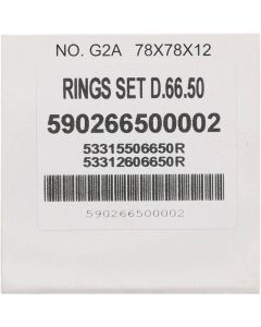 Vertex Pistons 87-06 YFZ 350 Banshee Piston Ring - 66.500mm - 590266500002