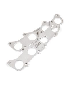 Stainless Works Ford 5.2L/5.0L Coyote Round Port Header 304SS Exhaust Flanges 1-7/8in Primaries - HFFORD5.0188