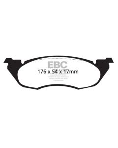 EBC 91-96 Dodge Dakota 2WD 2.5 Greenstuff Front Brake Pads - DP61632