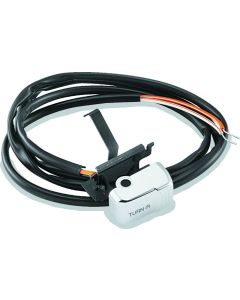Twin Power 96-13 Big Twin XL V-Rod Chrome Right Turn Signal Switch Replaces H-D 71519-96 71683-06A - 601692