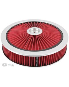 Spectre ExtraFlow HPR Air Cleaner Assembly 14in. x 3in. - Red - 47622