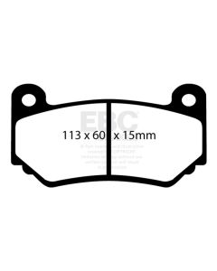 EBC 08-11 Lotus Exige 1.8 Supercharged (240) Greenstuff Front Brake Pads - DP21377