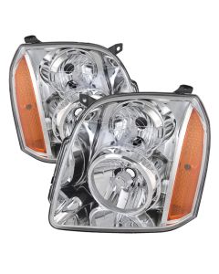 xTune GMC Yukon/Yukon Xl 07-14 Crystal Headlights Chrome HD-JH-GMCY07-AM-C - 9027369