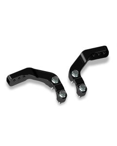 Cycra Handle Clamp Mount 1-1/8 in. Bar - Black Anodized - 1CYC-1657-12