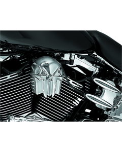 Kuryakyn Skull Horn Cover Chrome - 7718