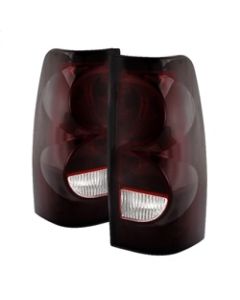 xTune Chevy Silverado 1500-2500-3500 03-06 OEM Style Tail Lights Red Smoked ALT-JH-CS03-OE-RSM - 9026355