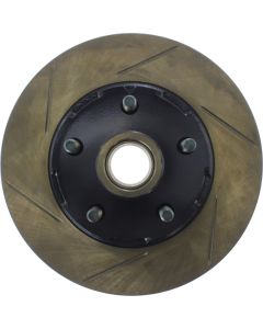 StopTech 64-67 Ford Mustang Cryo Slotted Front Right Sport Brake Rotor - 126.61053CSR