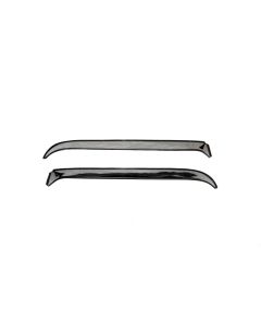 AVS 75-91 Ford E-100 Econoline Ventshade Window Deflectors 2pc - Stainless - 12062