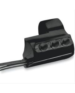 Performance Machine  Switch Assy 3 Button Lt Sd - Black Ano - 0062-2033-B