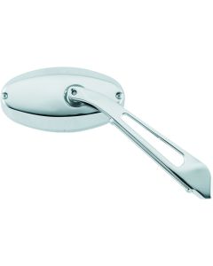 Kuryakyn Ellipse Mirror Flat Glass Chrome - 1437