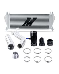 Mishimoto 19+ Ford Ranger 2.3L EcoBoost Intercooler Kit - Silver + Polished Pipes - MMINT-RGR-19KSLP