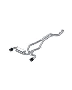 MBRP T304 Stainless Steel 3" Catback Dual Rear w/ Carbon Fiber Tips Exhaust System Toyota Supra 3.0 - S43003CF