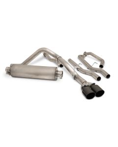 Gibson 2022 Toyota Tundra 3.5L-T V6 5.5ft bed 2.5in Cat-Back Dual Sport Exhaust - Black Elite - 67104B