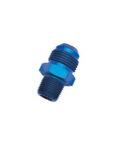 Russell Performance -6 AN to 1/8in NPT Straight Flare to Pipe (Blue) - 660450