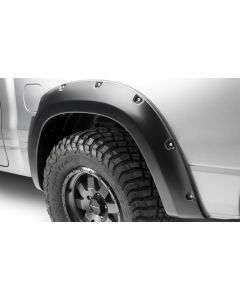 Bushwacker 19-22 Dodge Ram 1500 Pocket Style Rear Flares 2pc - Black - 50054-02