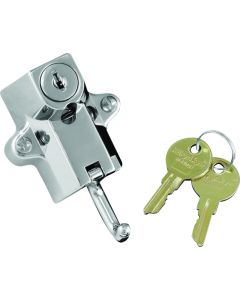 Kuryakyn Universal Helmet Lock 7/8in-1-1/4in Mount Chrome - 4220