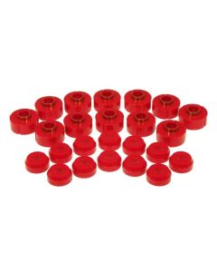 Prothane 63-91 Jeep Wagoneer Body Mount - Red - 1-106