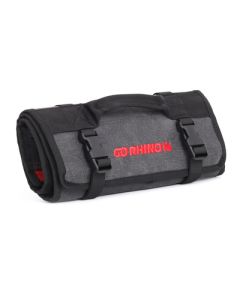 Go Rhino XVenture Gear Tool Roll - Small (4x4in. Closed) 12oz Waxed Canvas - Black - XG1020-01