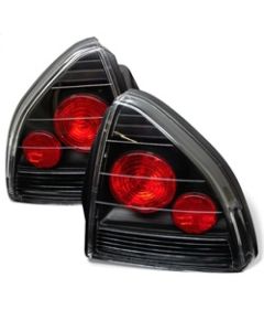 Spyder Honda Prelude 92-96 Euro Style Tail Lights Black ALT-YD-HP92-BK - 5005229