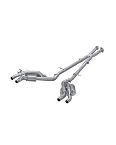 MBRP 2.5" T304 Stainless Quad Outlet Active Catback Exhaust Kia Stinger 3.3L AWD | RWD 2022- MBRP-S4 - S4708304