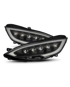 AlphaRex 12-21 Tesla Model S NOVA-Series LED Proj Headlights Blk w/Activtn Light & Seq.Sig / SB DRL - 880877