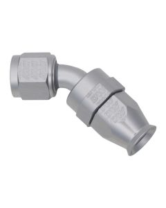 DeatschWerks 8AN Female Swivel 45-Degree Hose End PTFE (Incl. 1 Olive Insert) - 6-02-0855