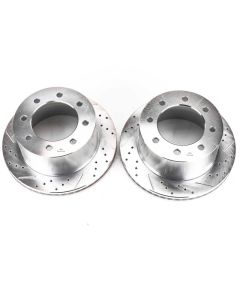 Power Stop 03-08 Chevrolet Express 3500 Rear Evolution Drilled & Slotted Rotors - Pair - AR8646XPR