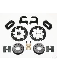 Wilwood Forged Dynalite Rear Drag Kit Drilled Rotor M-W/Lamb Ends .690in Studs - 140-5348-BD