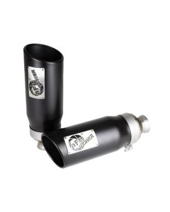 aFe MACH Force-XP 4-1/2in Steel OE Replacement Exhaust Tips - 2021+ Dodge Ram (5.7L V8) - Black - 49C42073-B