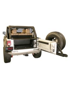 Tuffy Jk Unlimited Tailgate Enclosure- Black For 2011+ - 299-01