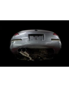 ISR Performance EP (Straight Pipes) Dual Tip Exhaust 4in - Nissan 350Z - IS-EPDUAL-350BO