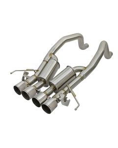 aFe MACHForce XP 3in-2 1/2in Axle Back 304SS Exhaust w/ Polished Tips 15-17 Chevy Corvette Z06 - 49-34082-P