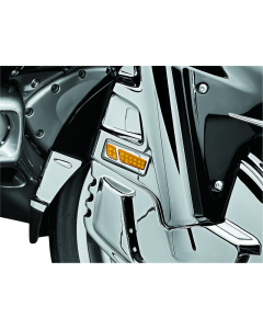 Kuryakyn L.E.D. Front Reflector Conversion Light Amber Chrome - 7455